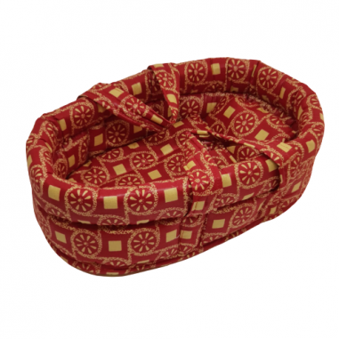 Couffin rouge et jaune