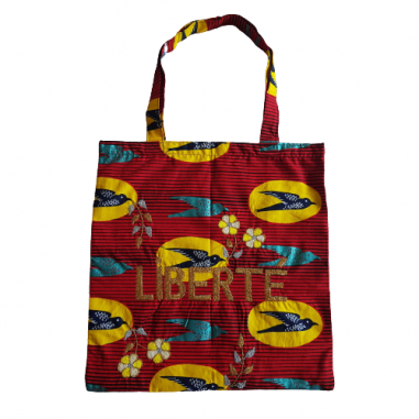 Sac wax Lisette brodé LIBERTE