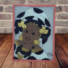 Peinture sous verre 12x16 2