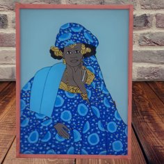 Peinture sous verre 12x16