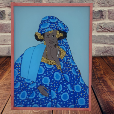 Peinture sous verre 12x16