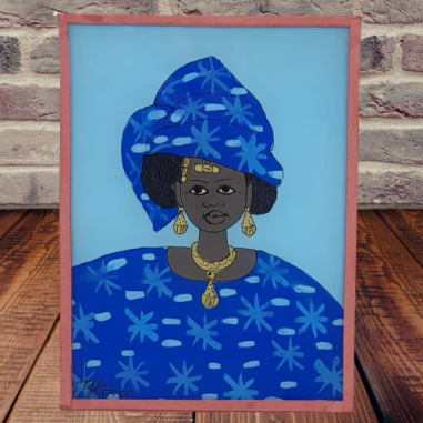 Painting under glass 12x16