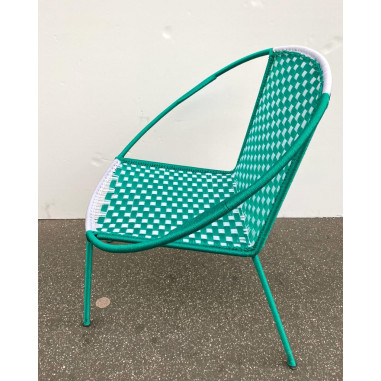 Adult armchair in son fishing braided