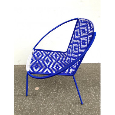 Adult armchair in son fishing braided
