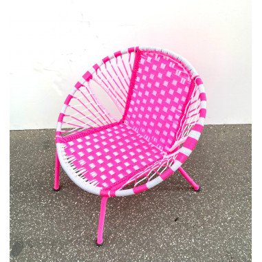 Child armchair in son fishing braided