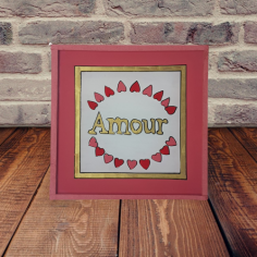 Painting under glass 10x10