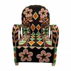 Fauteuil perlé du Nigéria