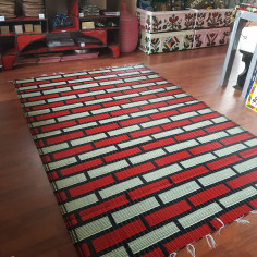 Recycled plastic rugs -...