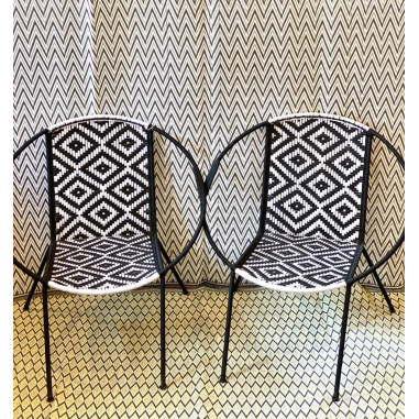 Adult couples armchairs in son...