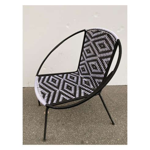 Adult armchair in son fishing braided