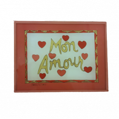 Painting under glass  16 x 12