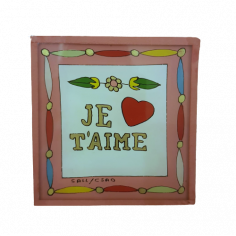 Peinture sous verre 10x10 2