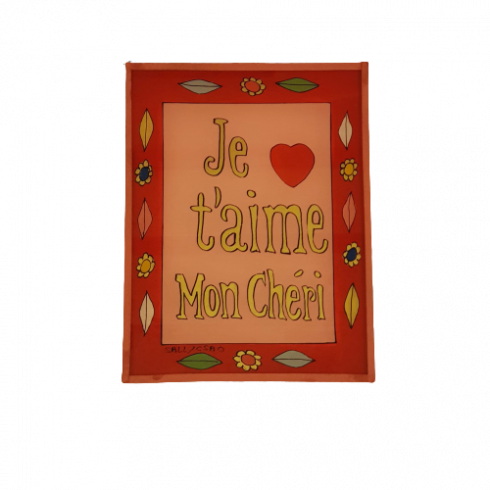 Peinture sous verre 12x16