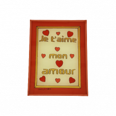 Peinture sous verre 12x16