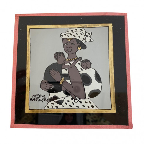 Peinture sous verre 10x10cm