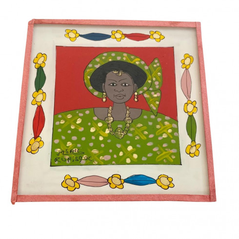 Peinture sous verre 10x10cm