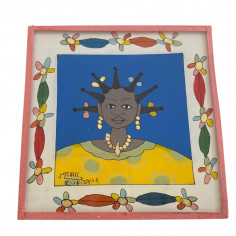 Peinture sous verre 10x10cm