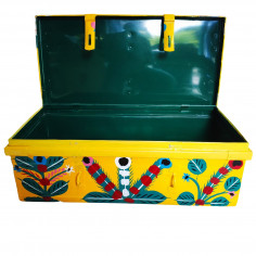 Iron trunk, painted with... 2